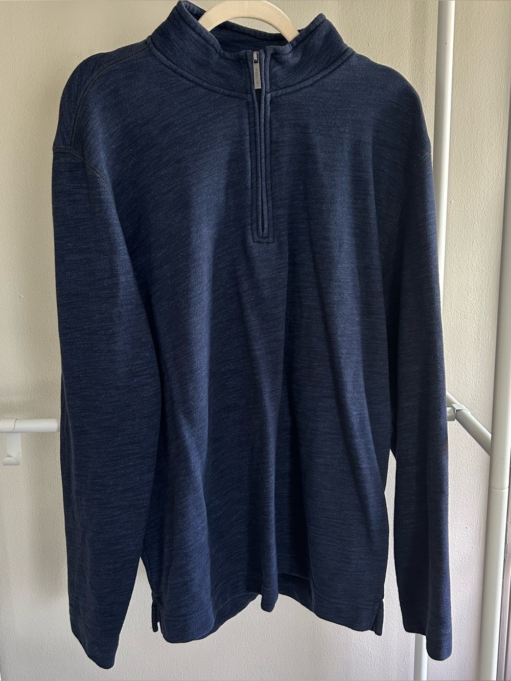 Van Heusen blue quarter zip size XL